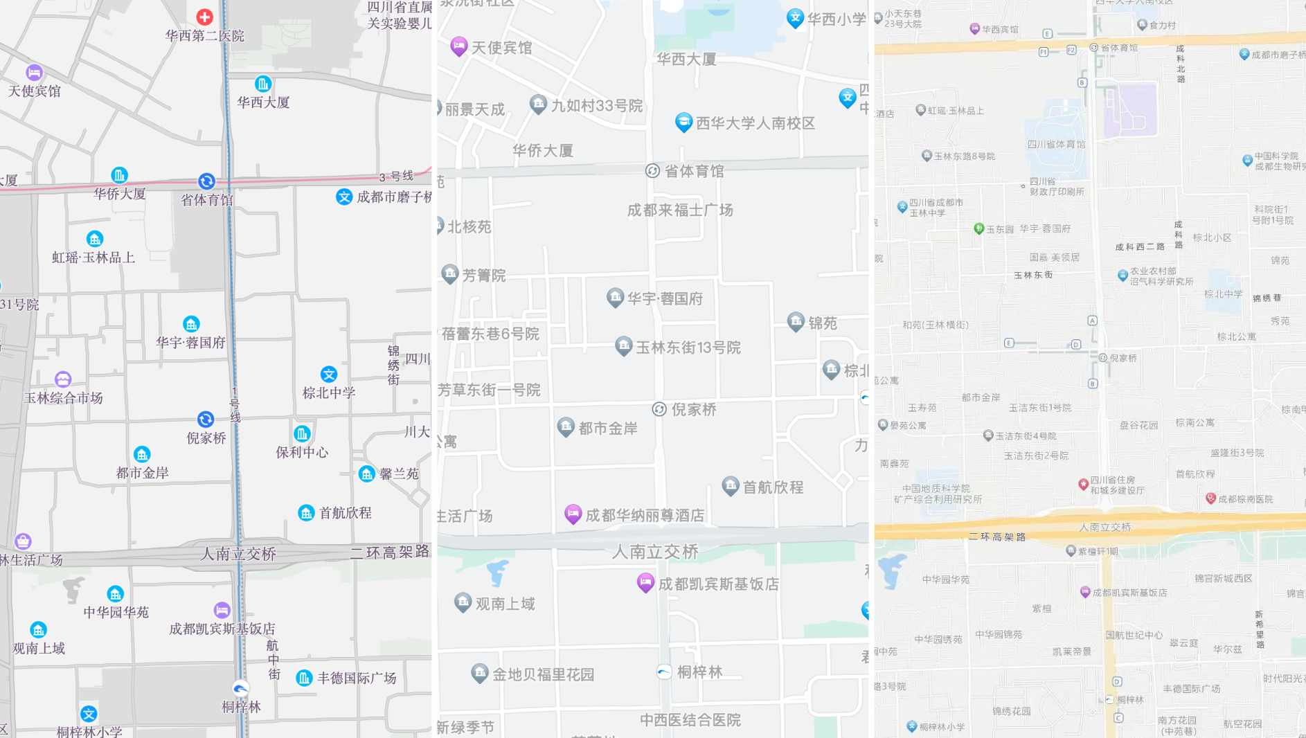 Map iteration comparison — area 1