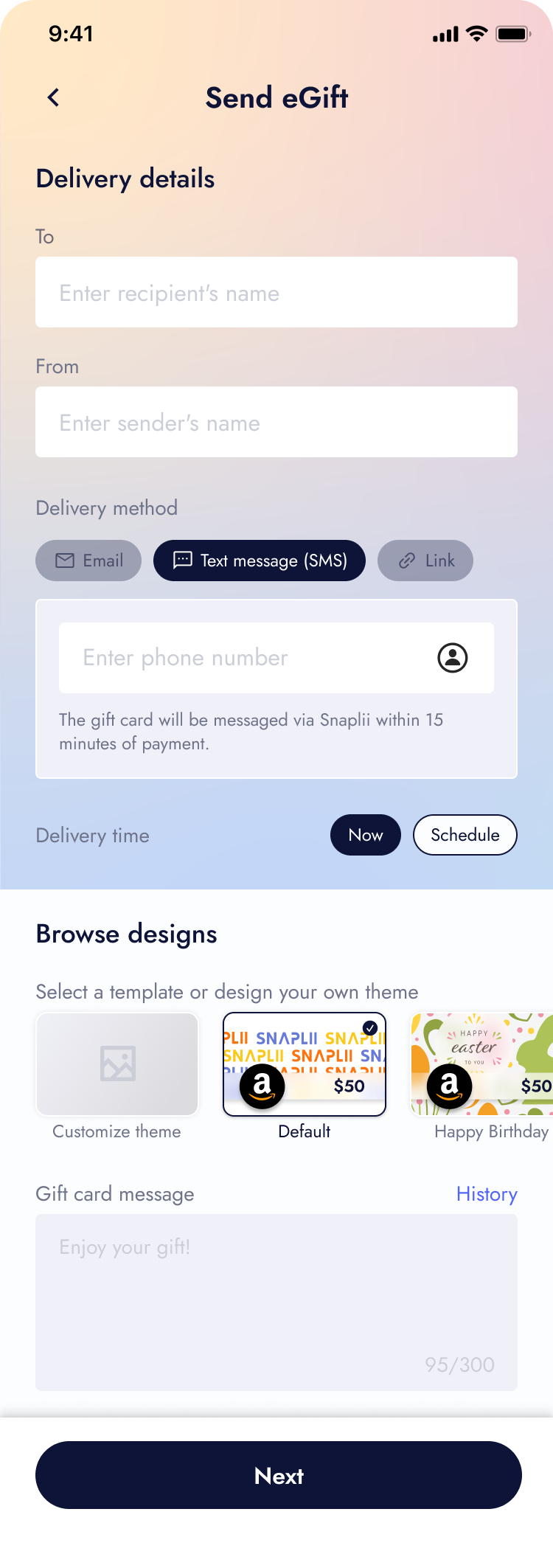 Send eGift